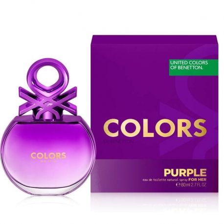 Colonia Benetton Colors Purple Woman 80ml mujer