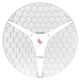 Antena Mikrotik LHG XL 2 doble cadena 21dBi 2.4GHz