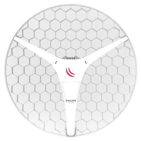 Antena Mikrotik LHG XL 2 doble cadena 21dBi 2.4GHz