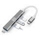 Cable adaptador Agiler USB tipo C 3.0 de 4 puertos
