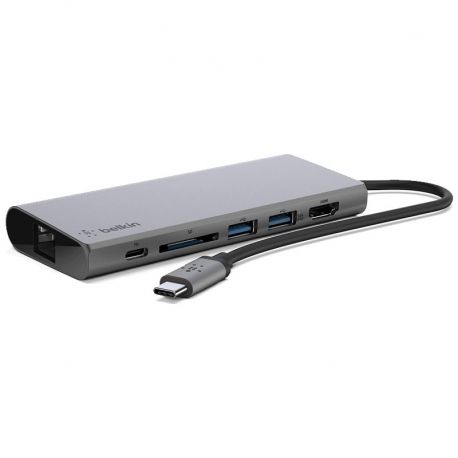 Hub multimedia Belkin USB-C USB-A, USB-C/HDMI