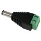 Terminales DC plug tornillos para fuentes macho