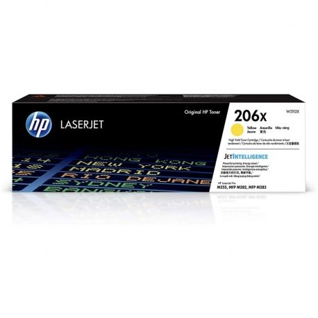 Cartuchos de Toner HP 206X Amarillo Original