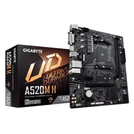 Tarjeta Madre Gigabyte A520M H AMD DDR4 HDMI