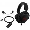 Headset HyperX Cloud Core 7.1 Cableado Negro/ rojo