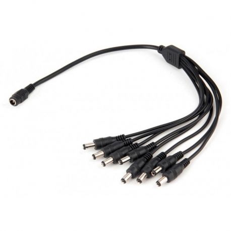Splitter Dahua 1 jack hembra a 8 jack macho