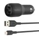 Adaptador de corriente Belkin para vehículo 24 W