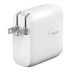 Cargador de pared Belkin Dual USB-C Gan 68 Vatios