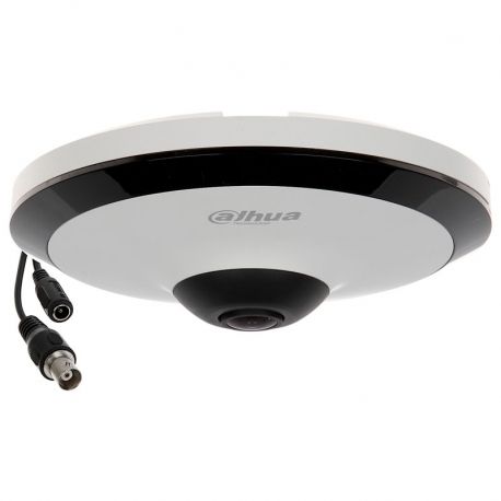 Cámara Dahua ojo de pez IR HDCVI 5MP con Micrófono