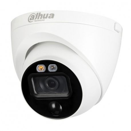Cámara Dahua 2MP HDCVI 20m 2.8mm disuasión activa