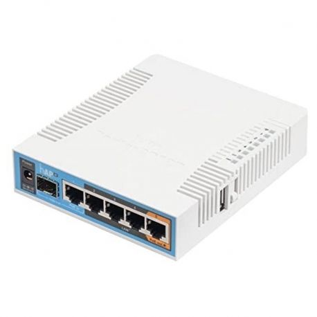 Router hAP ac 5 puertos Gigabit Ethernet SFP Wi-Fi