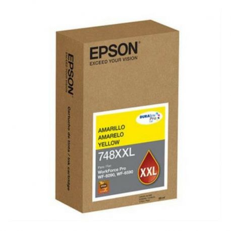 Cartucho de tinta Epson T748XXL color amarillo