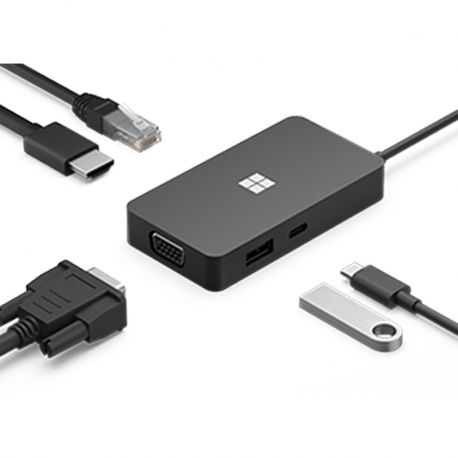 Estación de conexión USB-C® Travel Hub VGA, HDMI