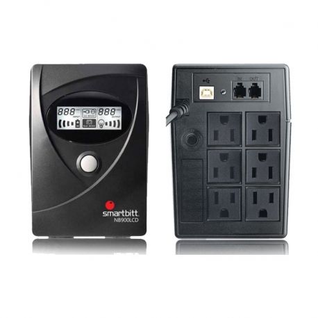 Batería UPS Smartbitt SBNB900LCD 900Va/450 USB LCD