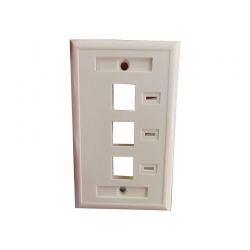 Placa con ID 3P Teklink Color blanco