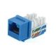 Jacks Lantek RJ45 CAT6 Hembra Azul, Jack, Keystone