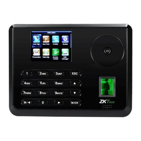 Reloj Biométrico ZKTeco P160 IP 600 Palmas TFT