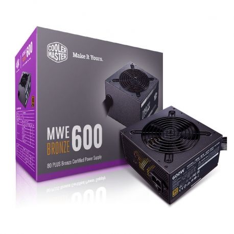 Fuente de Poder Cooler Master 600W MWE Bronze V2