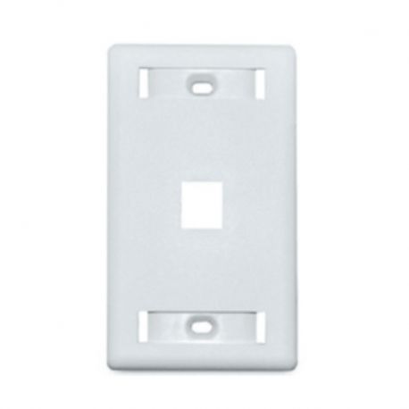 Placa frontal placa de pared de 1 puerto