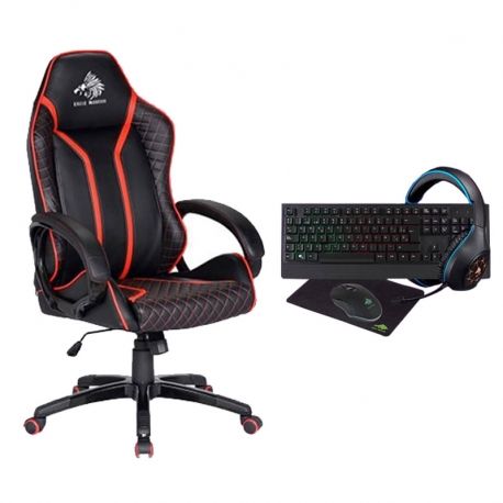 Silla Gaming Eagle Warrior GC-G619 + Kit Rhino