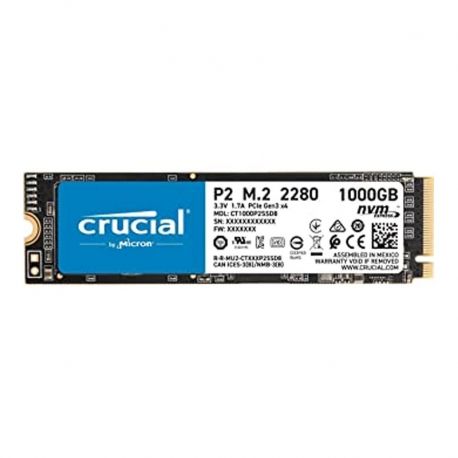 Disco Sólido Crucial P2 1TB PCIe M.2 2280S Interno