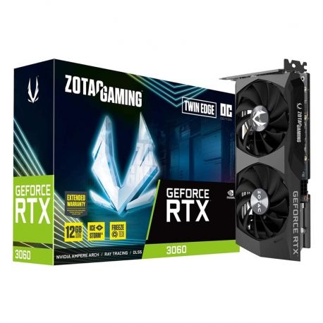 Tarjeta Gráfica Zotac RTX 3060 12GB GDDR6 192Bits
