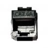 Jack Teklink CAT6a Color Negro 180 Grados UL