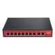Switch Wi-Tek de 8 puertos PoE 10/100 + 2 puertos