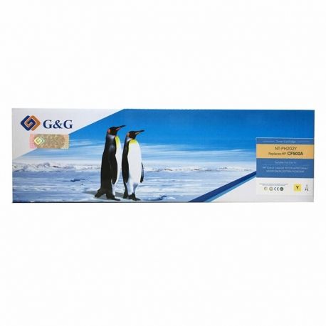 Tóner de tinta compatible Ninestar CF502A amarillo