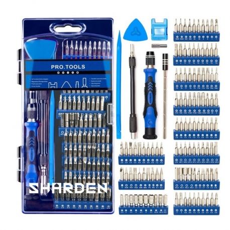Kit Herramientas Set 124 en 1 destornilladores