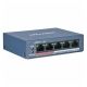 Switch PoE Hikvision DS-3E0105P-E/M 4 Puertos