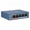 Switch PoE Hikvision DS-3E0105P-E/M 4 Puertos