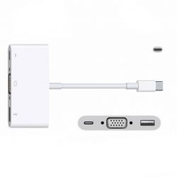 Cable Adaptador USB Apple USB-C a VGA Multipuerto