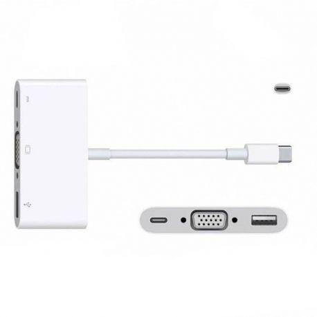 Cable Adaptador USB Apple USB-C a VGA Multipuerto