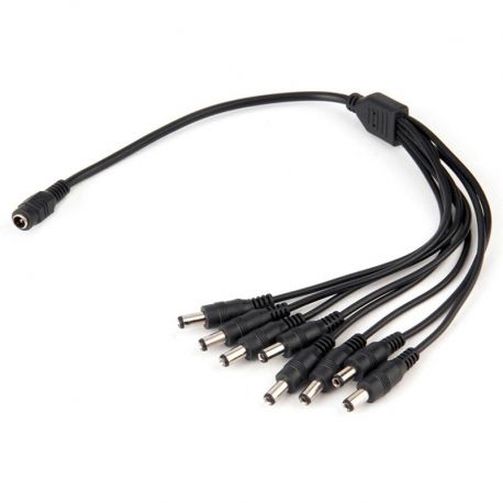 Splitter Dahua alimentación 1 Hembra a 8jack macho