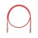 Patch Cord Panduit CAT6 UTP 24 AWG rojo Cobre