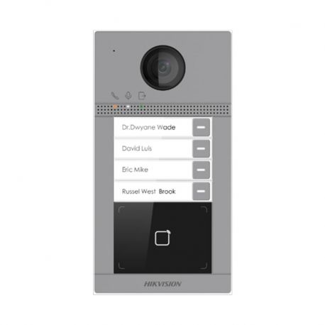 Videoportero Hikvision IP WIFI, PoE Estandar, IP65
