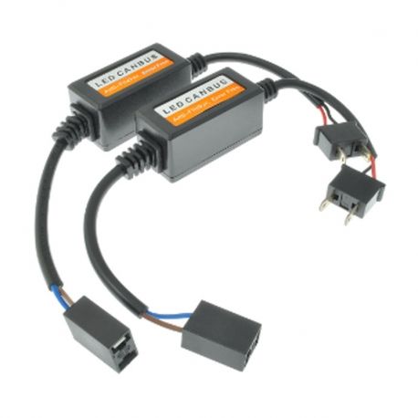 Base adaptadora Canbus H7 anti-parpadeo 9v a 12v