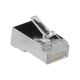 Conector RJ45 Cat6 blindado