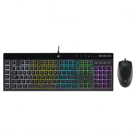 Combo de Teclado Corsair K55 RGB PRO + KATAR PRO