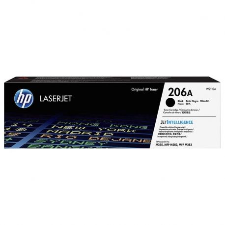 Cartucho de Tóner HP 206A color Negro LaserJet