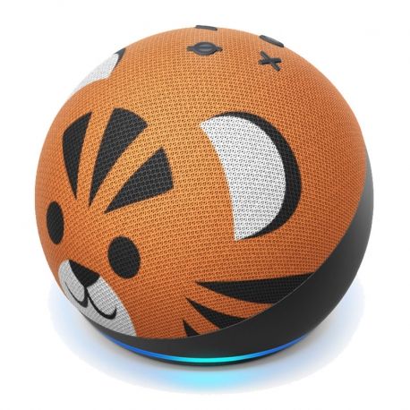 Parlante Amazon Echo Dot 4th Kids Editions Tiger