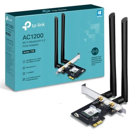 Adaptador TP-Link AC1200 Wi-Fi Bluetooth 4.2 PCIe