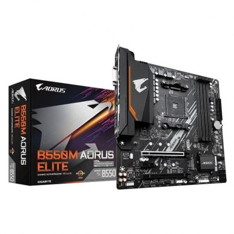 Tarjeta Madre Gigabyte B550M Aorus Elite AM4