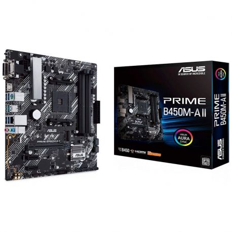 Tarjeta Madre Asus Prime B450M-A II micro ATX AMD