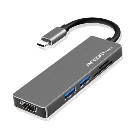 Hub Argom One Axess 5 en 1 HDMI USB 3.0, 2.0