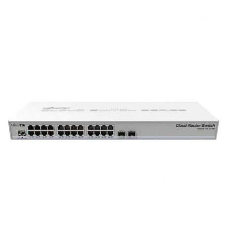 Switch Mikrotik 24 puertos 24 GE + 2 SFP+ Gigabit