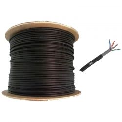 Cable UTP Teklink Cat 5E 24 AWG 100% cobre negro