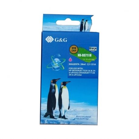 Cartucho compatible Hp Ninestar 711 magenta