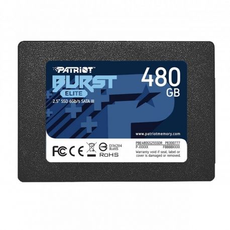 Disco Sólido Patriot Bust Elite 480GB 2.5 interno